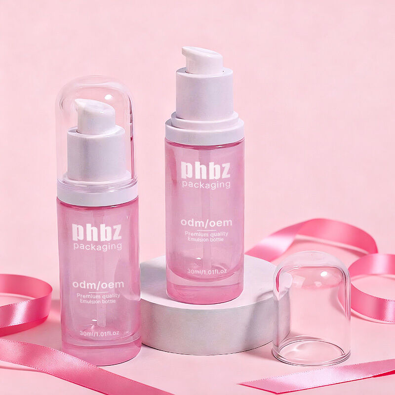 Glass Lotion Glass Bottles Featuring Pump Accessary Sturdy Glass Bottle Material Designed for Skincare and Beauty Lotions