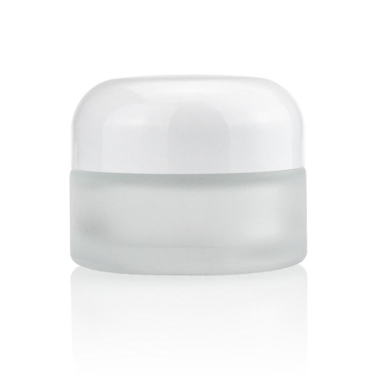 Frosted Round Glass Face Cream Jar Hand Cream Jars 15g 20g 30g