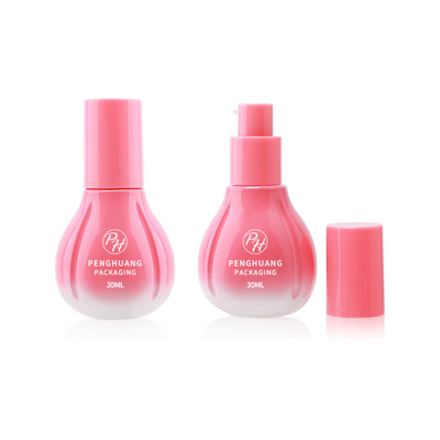 Wholesale 30ml Serum And Toner Customized Logo Cream Lotion Glass Bottles With Pump