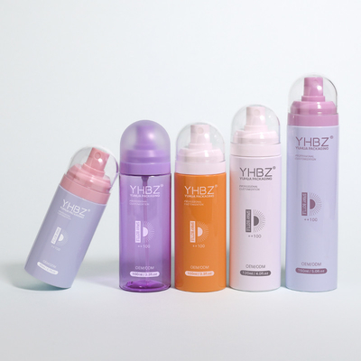 Custom Logo Clear Plastic Spray Bottles 80ml 100ml 120ml Cosmetic Fine Mist Spray Bottle