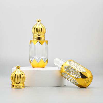 6ml 8ml 12ml Empty Glass Roll On Bottle Luxury Cosmetic Packaging Container Perfume Essential Oil Bottle