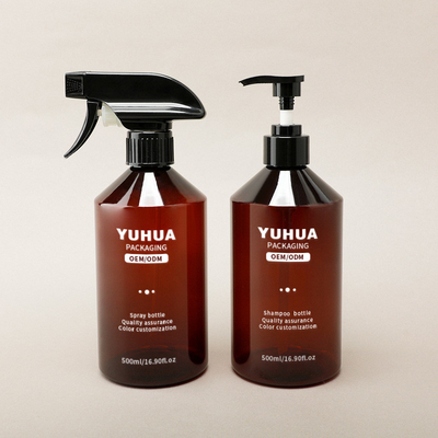 Lotion Serum Pump Bottle 500ml Plastic Trigger Spray Bottle for Home Cleaner