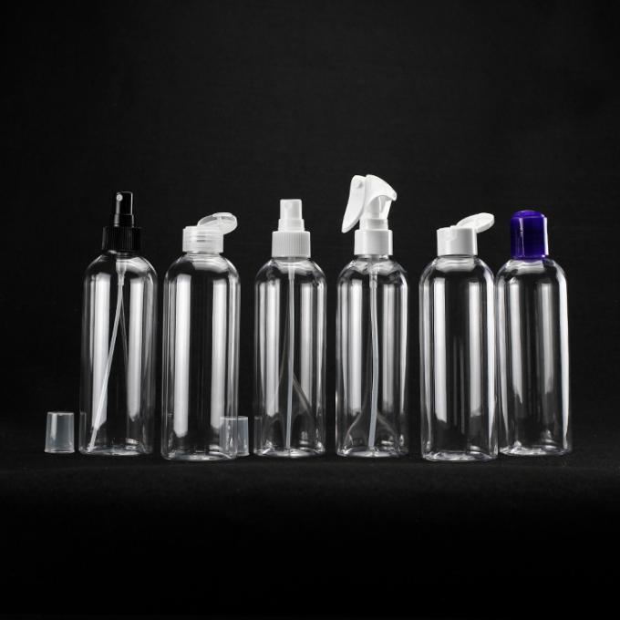 250ml PET Plastic Packaging Bottles With Flip Cap Spray Trigger Spray