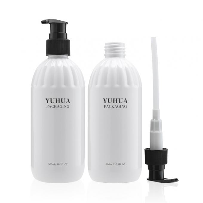 Lotion Pump Recyclable Plastic Bottle 300ml Shampoo Conditioner Bottle