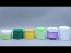 Big Size Frosted Plastic Jar Container With Flip Cover 180ml 240ml 300ml