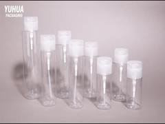 100ml-500mlCustomizable Round Plastic Bottles for Liquid Remover and Makeup Toner
