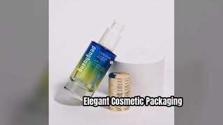 Luxury Cosmetic Packaging Custom Round Bottles