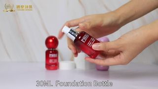 Luxury 30ml Red Serum Bottle