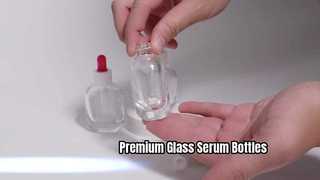 Glass Serum Dropper Bottles for Skincare