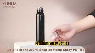200ml PET Cosmetic Bottles for Spray